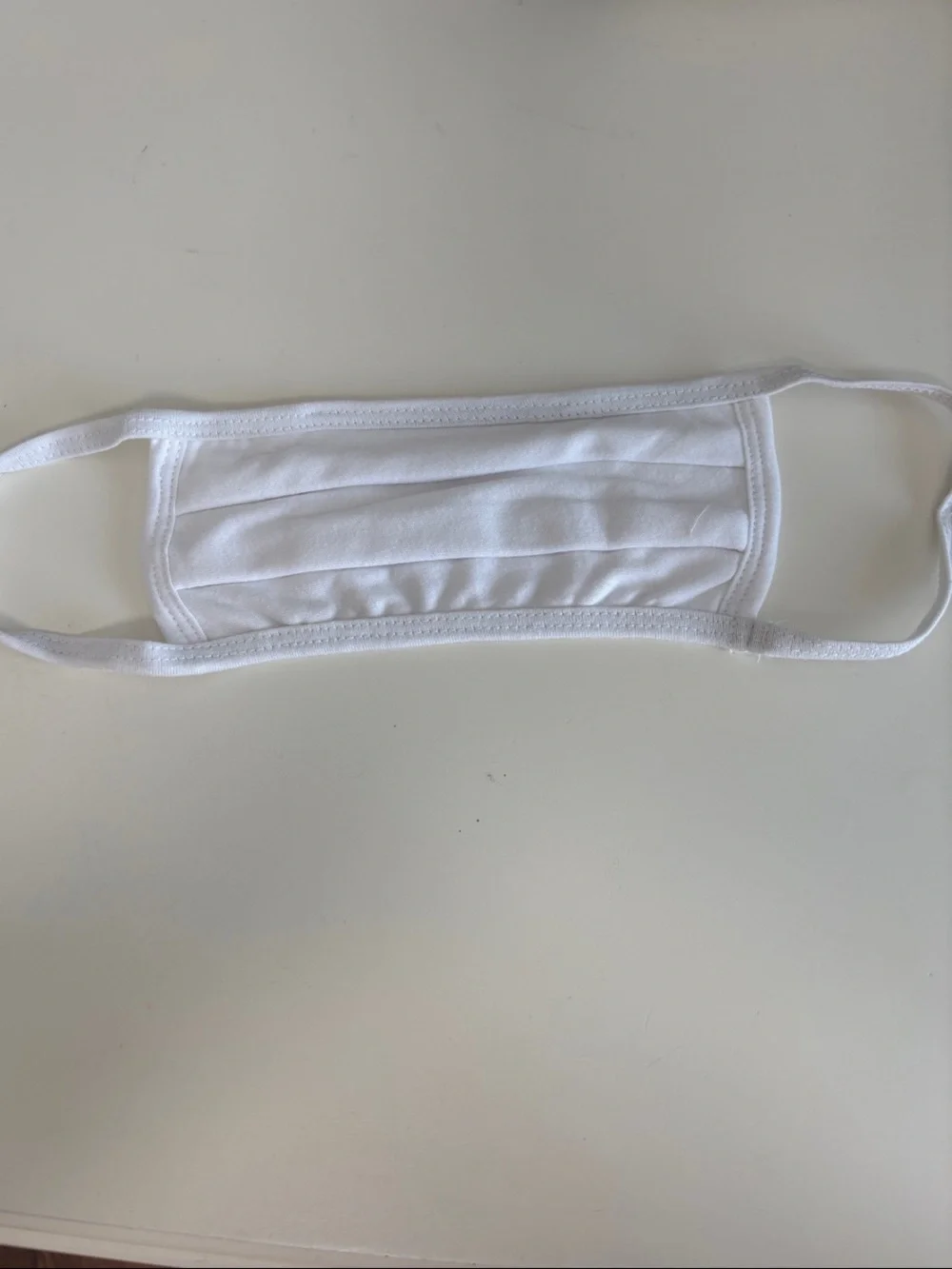 Stack of White Cloth Face Masks - Multipack of 15